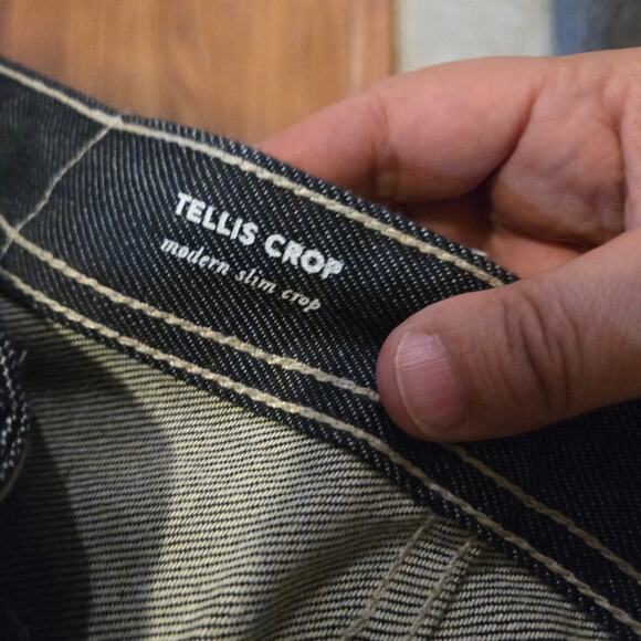 AG Tellis Crop Jeans Men’s 31 Dark Wash Modern Slim Fit Denim - Picture 3 of 12